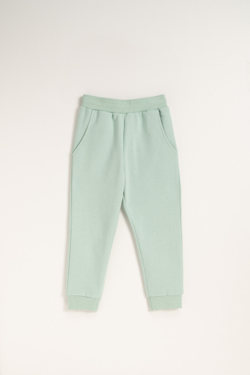 Pantalón jogger deportivo - Verde agua 