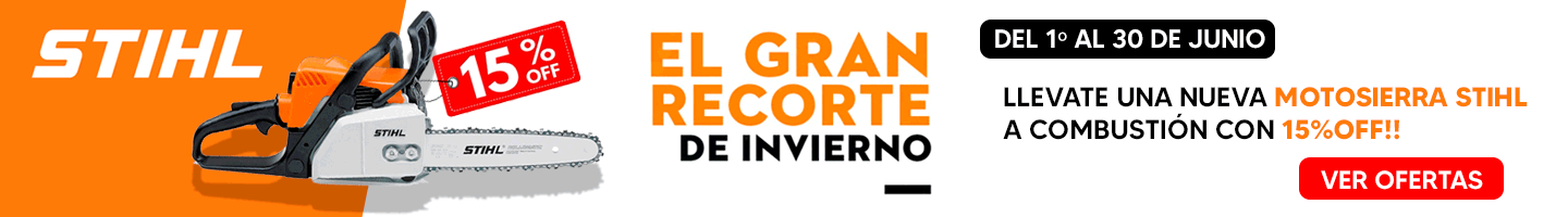 ¡Llevate 15%OFF en Motosierras Stihl!