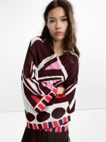 Kimono De Punto Jacquard multicolor