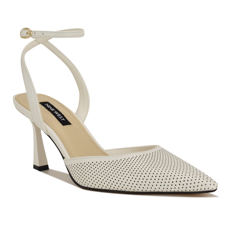 Zapato de Tacón Kelliey3 White 01 Suede