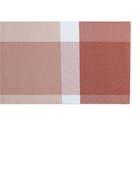 INDIVIDUAL PVC 45x30CM CUADROS TONOS ROJO INDIVIDUAL PVC 45x30CM CUADROS TONOS ROJO