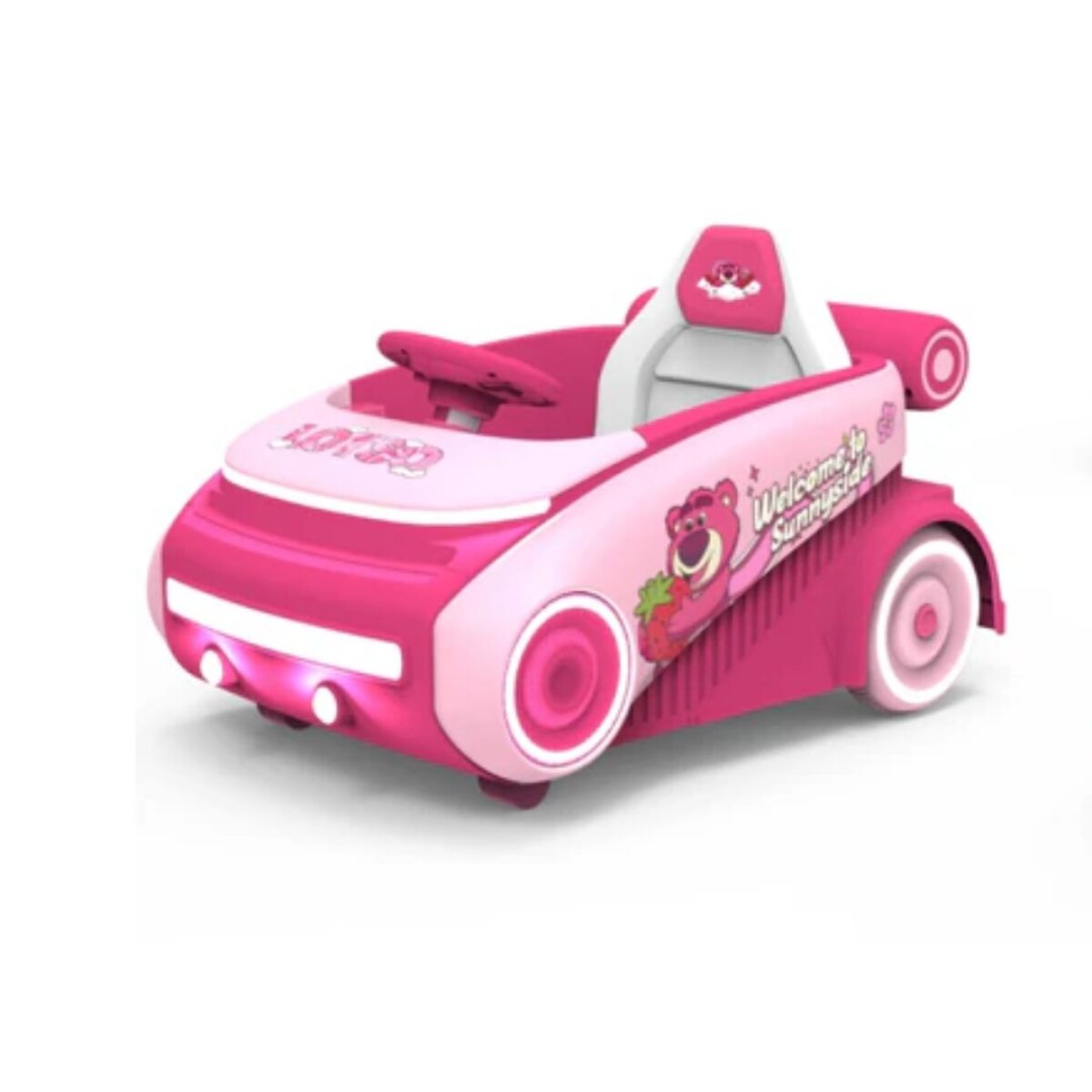 Auto Eléctrico Infantil Lotso 51760 Con Luces Led Ub - ROSA 