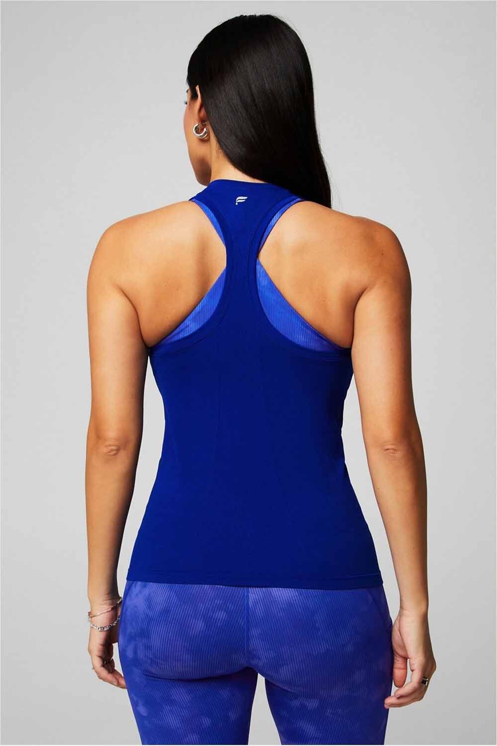 Top Feather Tech+ Racerback Mujer Admiral Blue