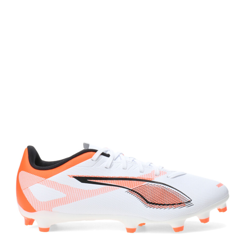 Championes de Fútbol 11 Hombre Puma Ultra 5 Play FG/AG Blanco - Anaranjado - Negro