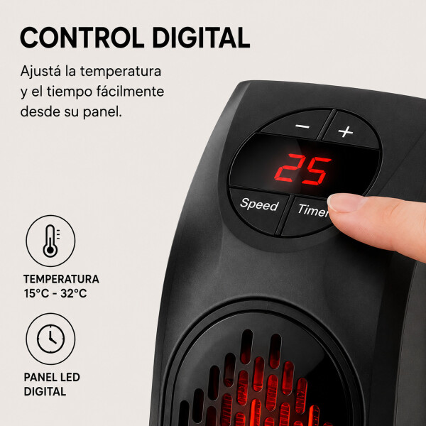 Calefactor 220v Portatil Tecnologia Termoceramica C Control Calefactor 220v Portatil Tecnologia Termoceramica C Control