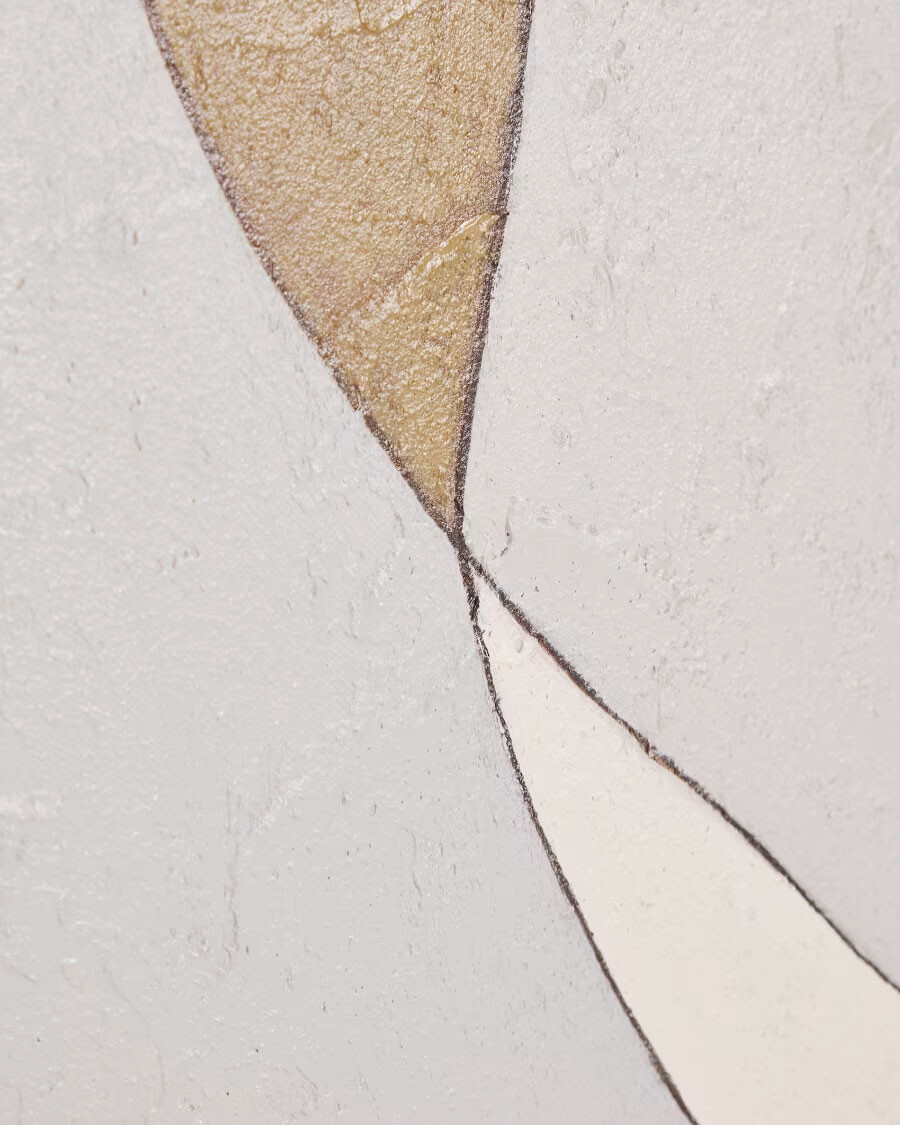 Lienzo abstracto Marvilo gris y mostaza 80 x 100 cm Lienzo abstracto Marvilo gris y mostaza 80 x 100 cm