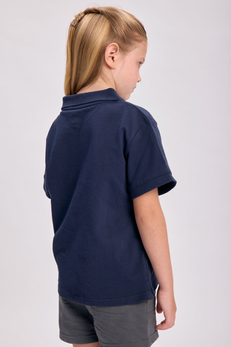 Remera polo pique Azul Marino