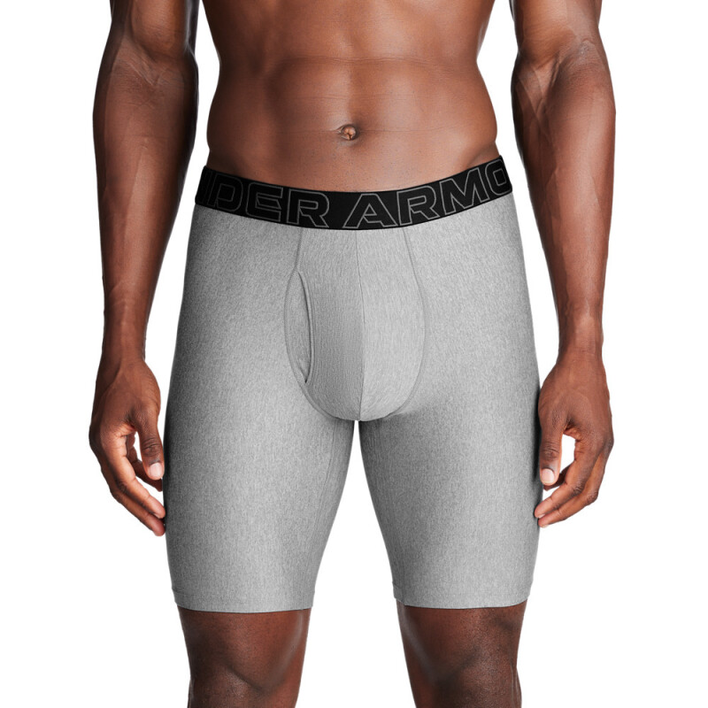 UA PERFORMANCE TECH - SOLID 9 IN 3PK GRY