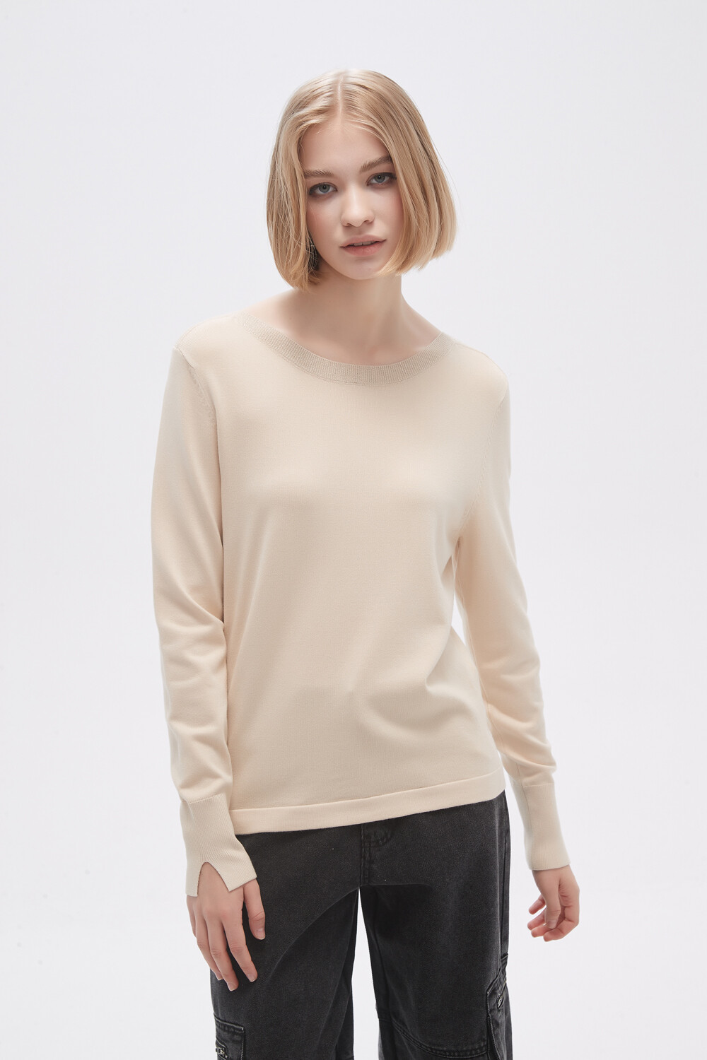 Sweater Mace Beige Claro