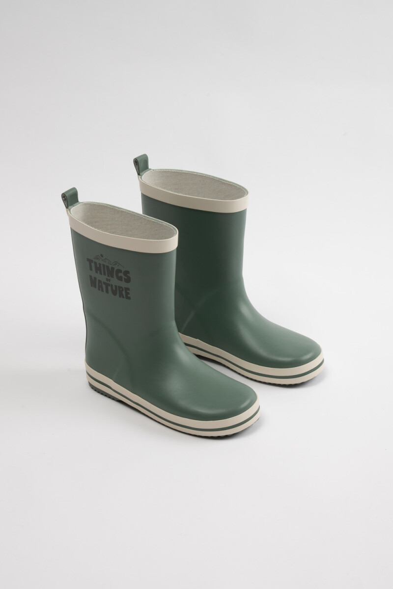 Bota lluvia nature verde Verde