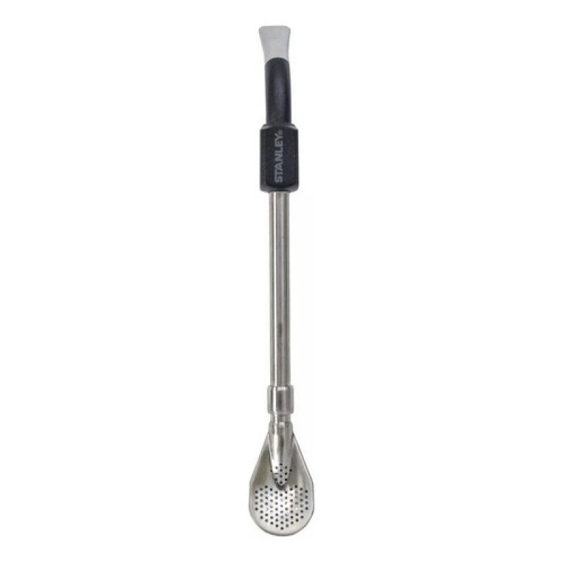 Bombilla en Acero Inoxidable Stanley Spoon Diseño de Flujo Constante Negro