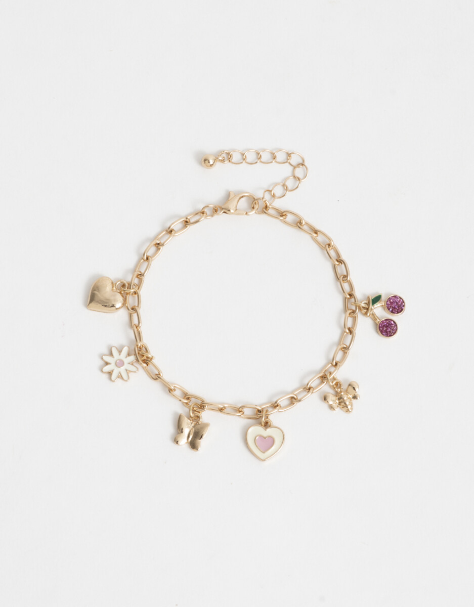 Pulsera Con Mariposas 