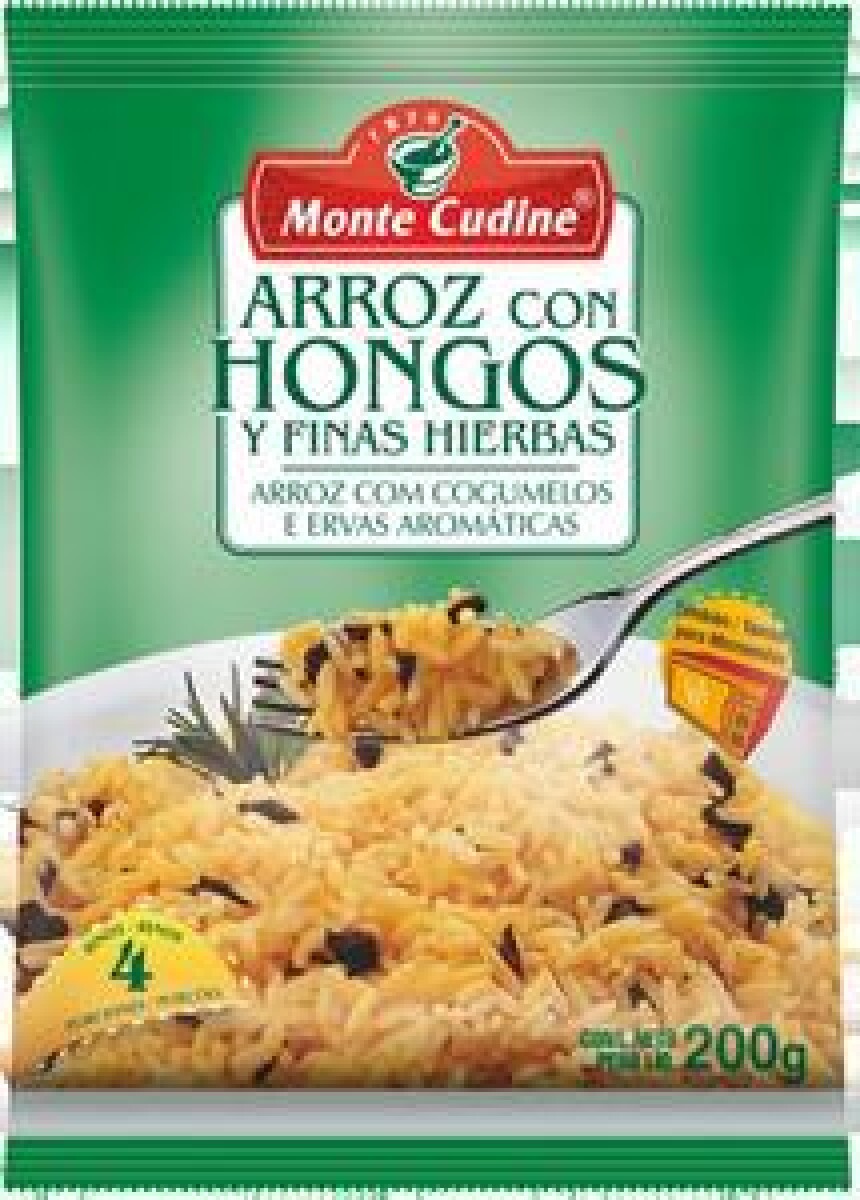 ARROZ SAB MONTE CUDINE 200G C/HONGOS 