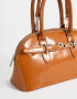 Bowling Tendencia Cartera Bowling Con Arandelas - Marron Camel