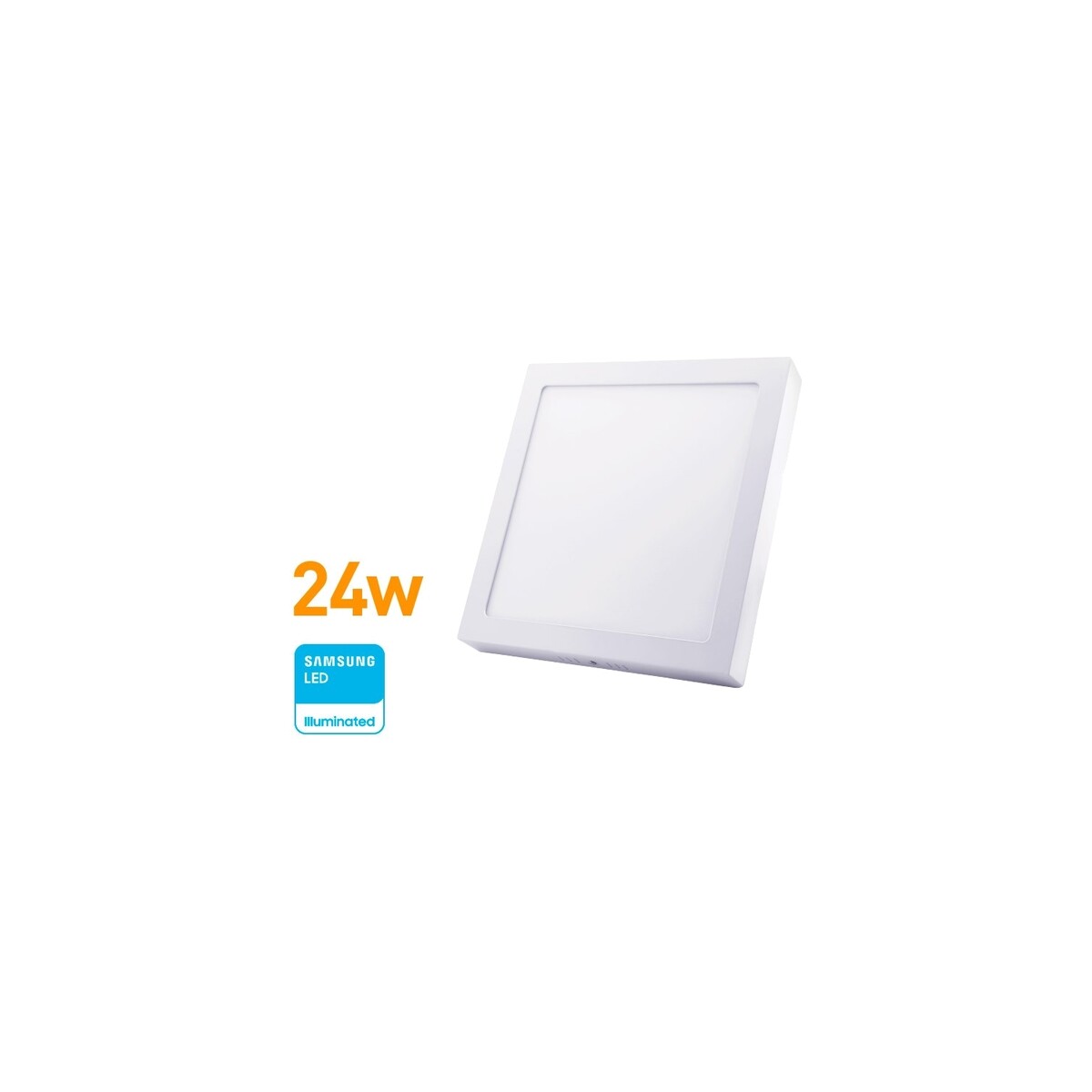 Panel LED cuadrado 24w 1600LUM D:30cm Cali Wellmax 