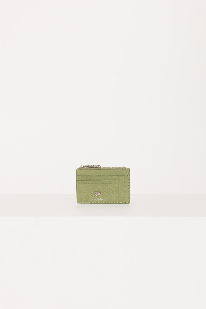 TARJETERO BARROQUE Verde Oliva