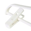 PERCHA PLAST BLANCO C/GANCHO 40X22CM Unica