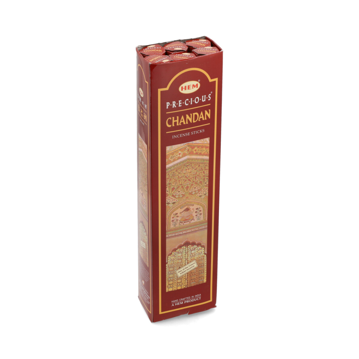 INCIENSO HEM HEXAGONAL LARGA CAJA X6 - Precioso Chandan 
