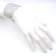 Pulsera en oro blanco 18k y brillantes Pulsera en oro blanco 18k y brillantes