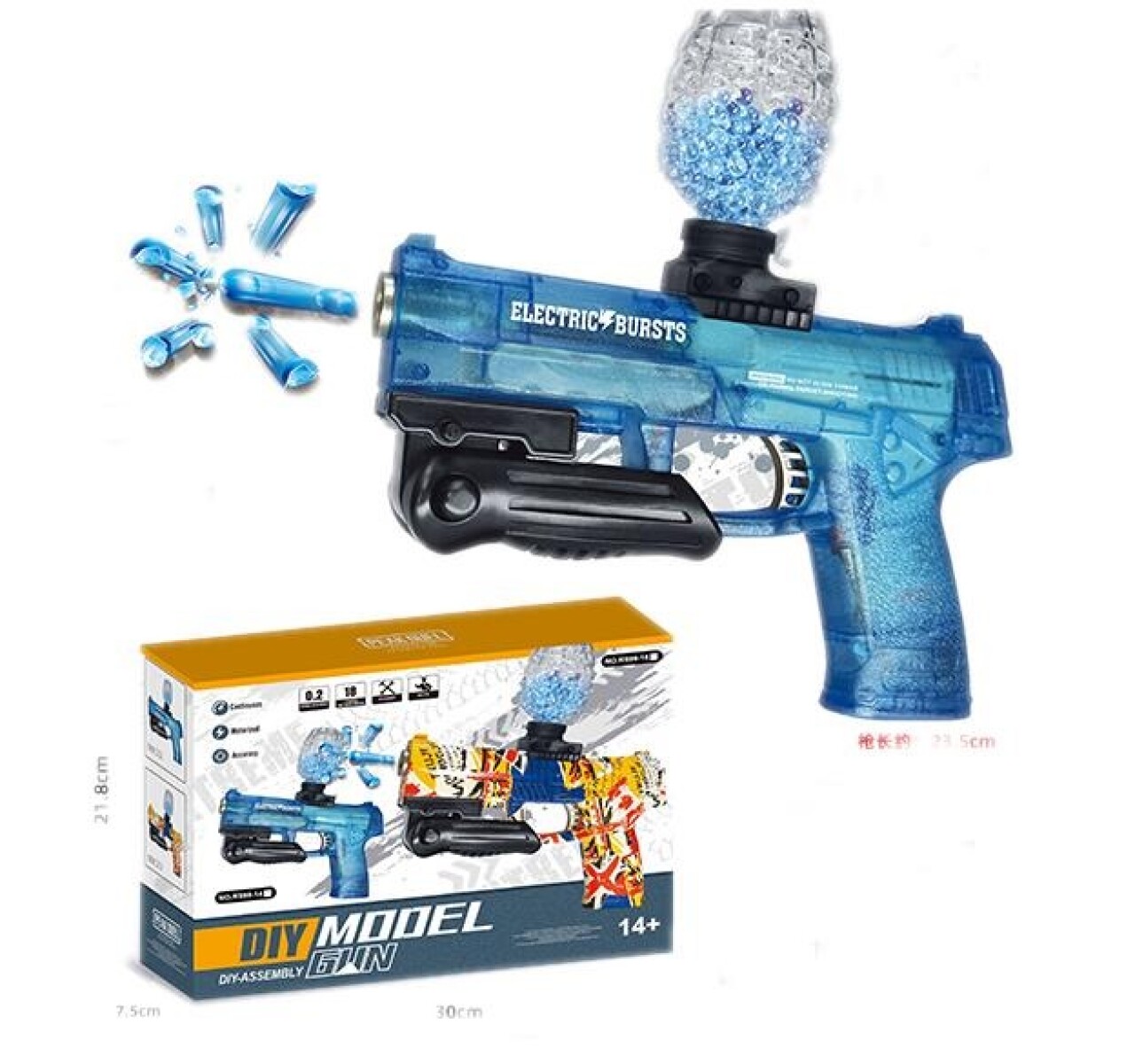 PISTOLA HIDROGEL GEL +10000 BALINES RS99-14 