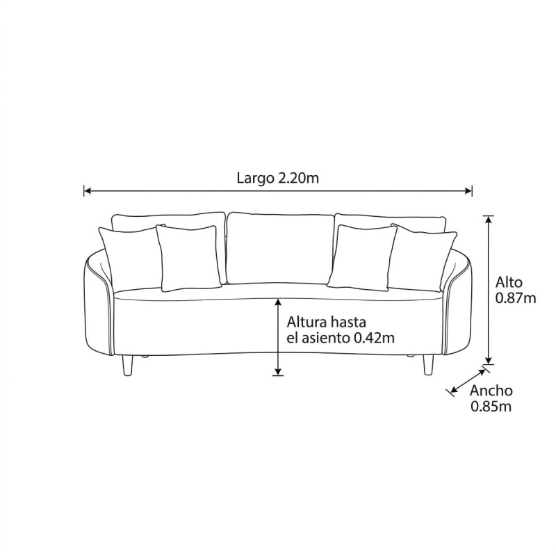 SOFA GINEBRA 3C (CD) Unica
