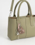City Cartera City Con Charm - Verde Medio