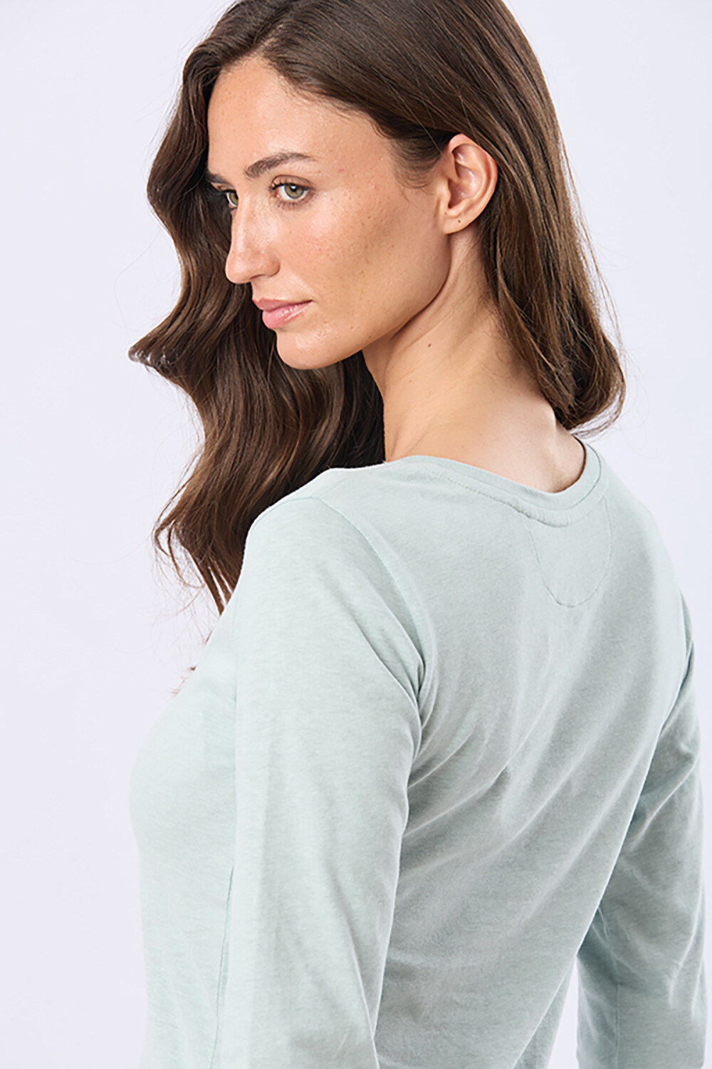 REMERA LISA DE ALGODÓN Verde