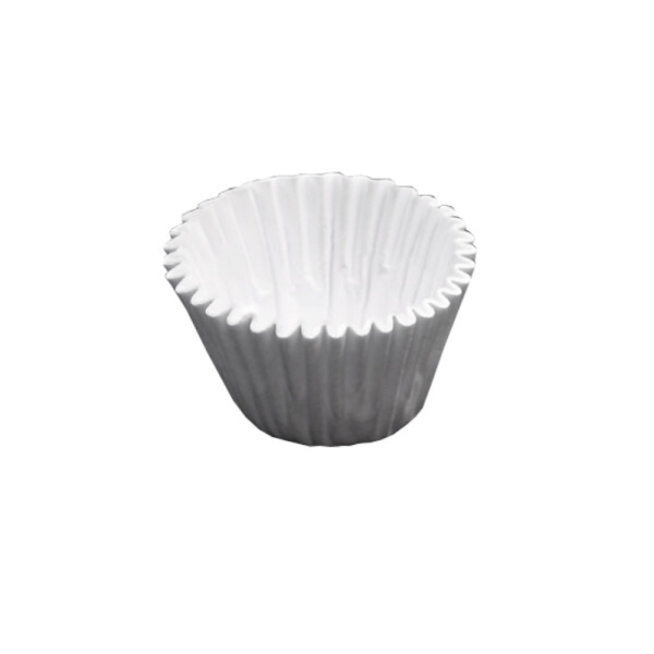 CASQUETE LISO BASE 8 CM. BLANCO