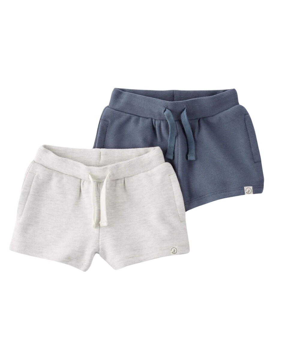 Pack dos shorts de algodón orgánico 