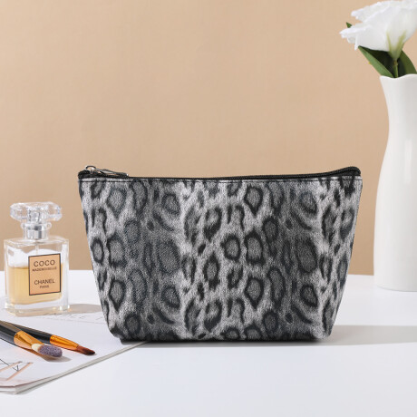 Pack Neceser Diseño Animal Print Incluye Tres Tamaños Negro
