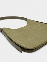 Bolso De Hombro Con Grabado Animal verde