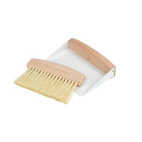 CEPILLO C/PALA BAMBÚ BLANCO MADERA Y METAL MEN346