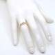 Anillo en oro 18k amarillo y brillantes Anillo en oro 18k amarillo y brillantes