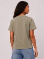 Remera Kalae Verde Grisaceo