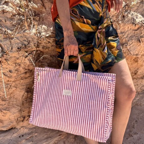 Bolso de Playa Chico Capri Rojo