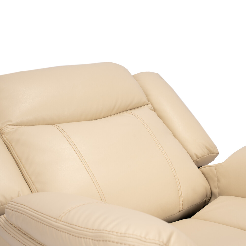 Sofá recliner Royal - 1 cuerpo Crema