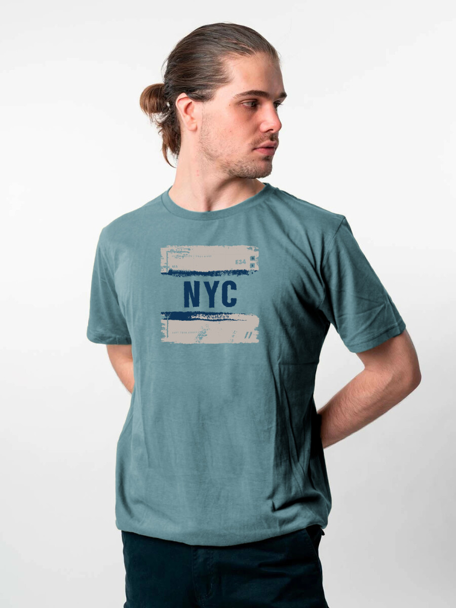 T-Shirt Print NYC - Green 
