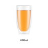 Vaso térmico de vidrio de doble pared 450ml Vaso Térmico De Vidrio De Doble Pared 450ml