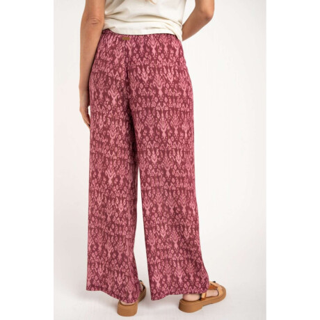Pantal0n Algod0n Estampado Rosa