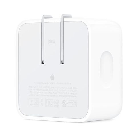 Apple Cargador 35W Dual USB-C (Flat Pin) Apple Cargador 35W Dual USB-C (Flat Pin)