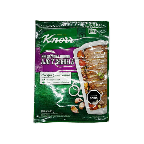 Sazon KNORR Bolsas para Horno (Unidad) Ajo y Cebolla