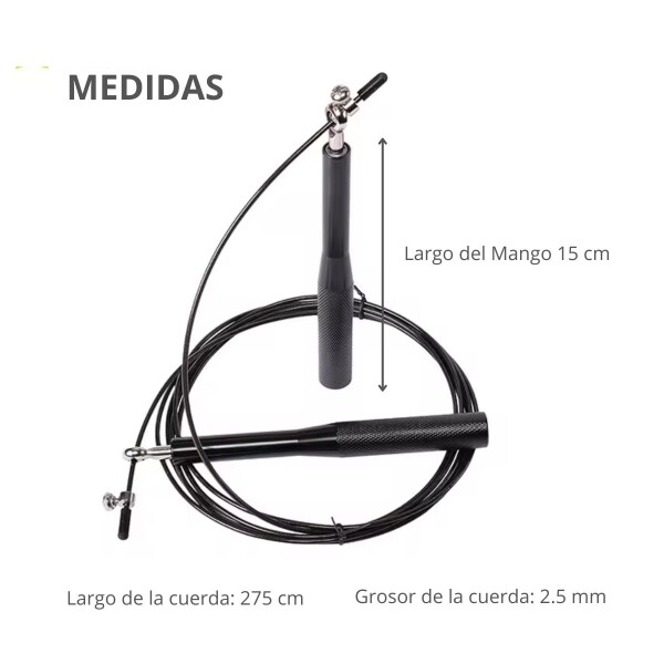 Soga Para Saltar Cuerda Acero Crossfit Profesional Mangos De Aluminio Ajustable Imback Soga Para Saltar Cuerda Acero Crossfit Profesional Mangos De Aluminio Ajustable Imback