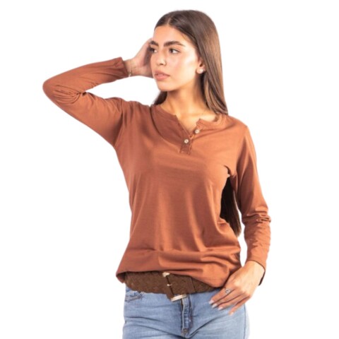 REMERA AGUADA S-XXL CHOCOLATE