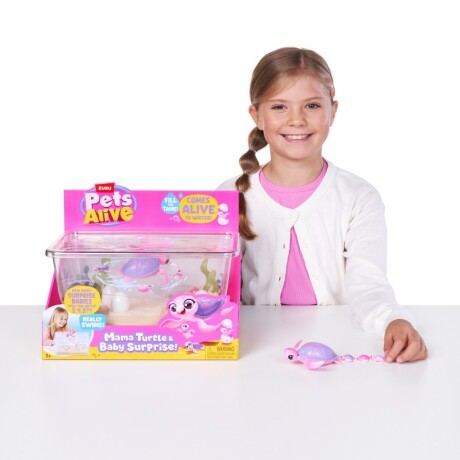 Juguete Pets Alive Mamá Tortuga Con Bebés Sorpresa Ub 001