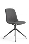 Silla Dress-4 tapizada Gris oscuro