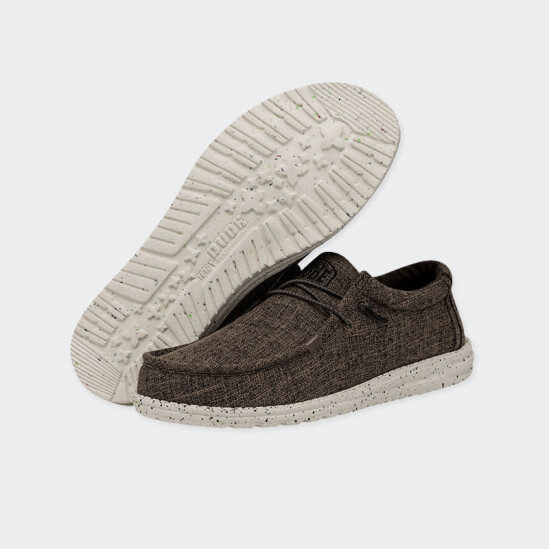 Zapatos Hey Dude Wally Blend Marrón