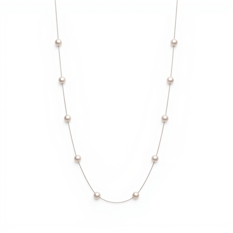 Cadena corbatero de Perlas-Plata 925-Perlas-CD3438 conperla