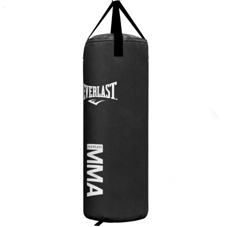 Bolsa Boxeo Everlast Profesional + Cadena Negro-Blanco