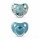 Chupete Suavinex x2 Bebés 6-18 Meses Anatómico en Silicona Azul