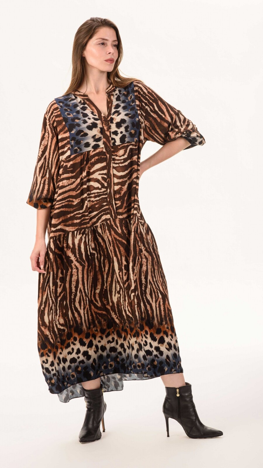 Vestido Asti chocolate